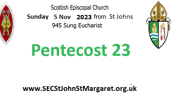 5 November 2023 - Pentecost 23 