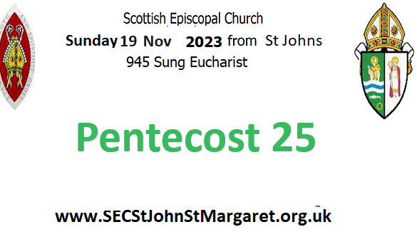 19 November 2023 - Pentecost 25 