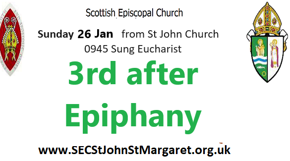 26 January 2025 - 3rd after Epiphany