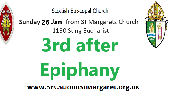 26 January 2025 - 3rd after Epiphany