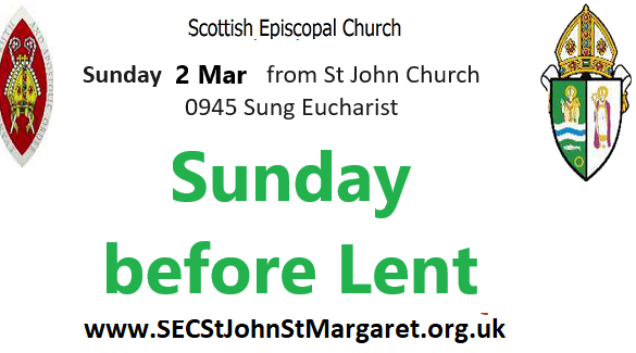 2 March 2025 - Sunday before Lent