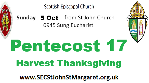 5 October 2025 - Pentecost 17 - Harvest Thanksgiving 