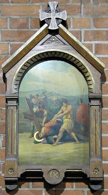 Station 9 - Jesus falls a third time under the cross