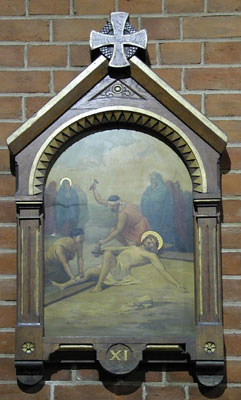 Station 11 - Jesus is nailed to the cross
