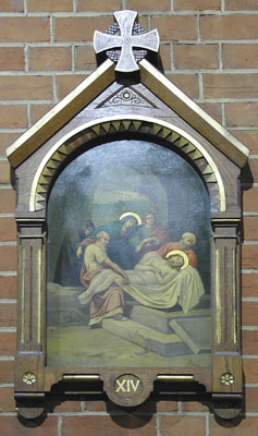 Station 14 - Jesus is laid in the sepulchre